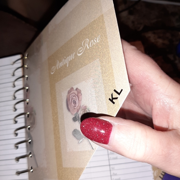 NWOT - Cute Victorian Spiral Address Book with Printed Index - Picture 7 of 8